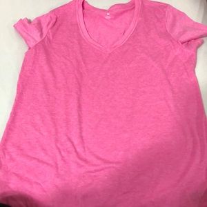 Pink workout shirt